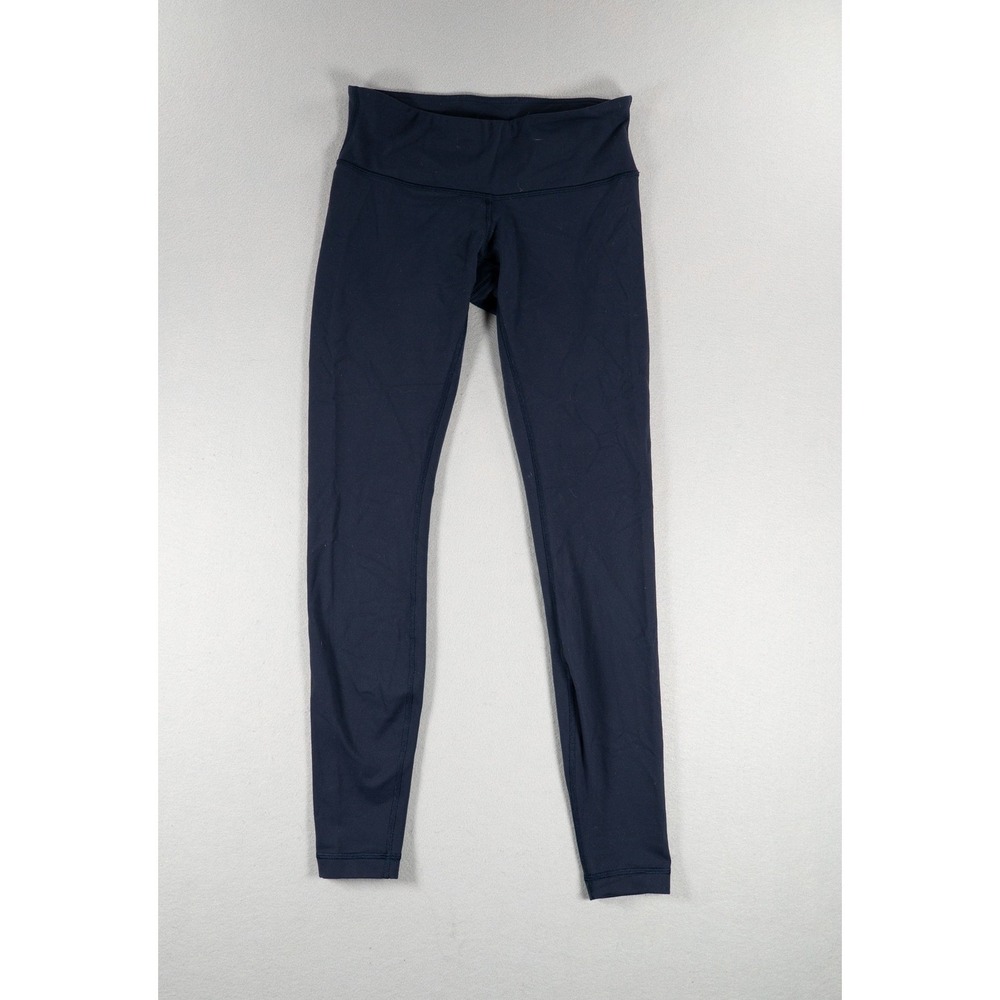 Lululemon Wunder Under Low Rise Full-On Luon Leggings 28" Navy Size 6 - Picture 3 of 9
